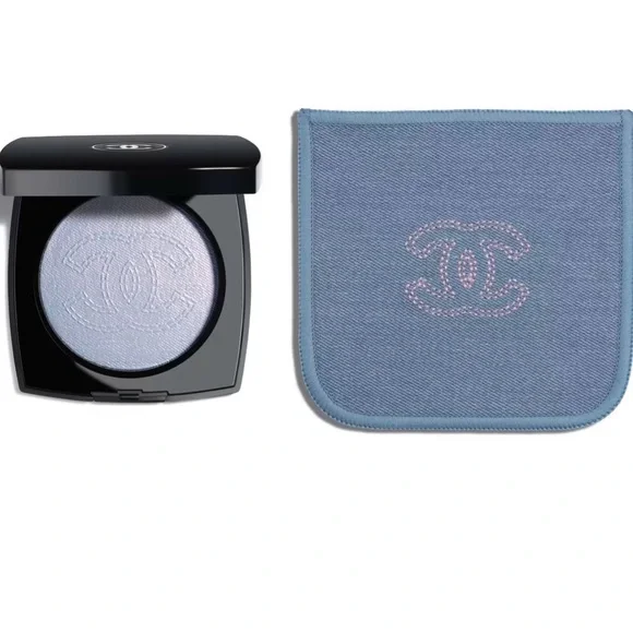 CHANEL LIMITED EDITION COCO DENIM ILLUMINATING HIGHLIGHTER POWDER - Picture 2 of 10